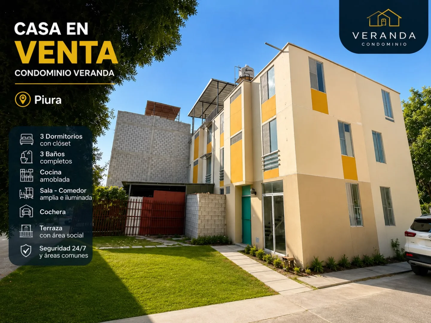 EXCELENTE OPORTUNIDAD DE INVERSIÓN - CONDOMINIO VERANDA - CASTILLA - PIURA